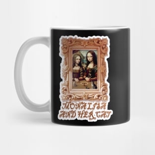 Mona Lisa and her cat Mug